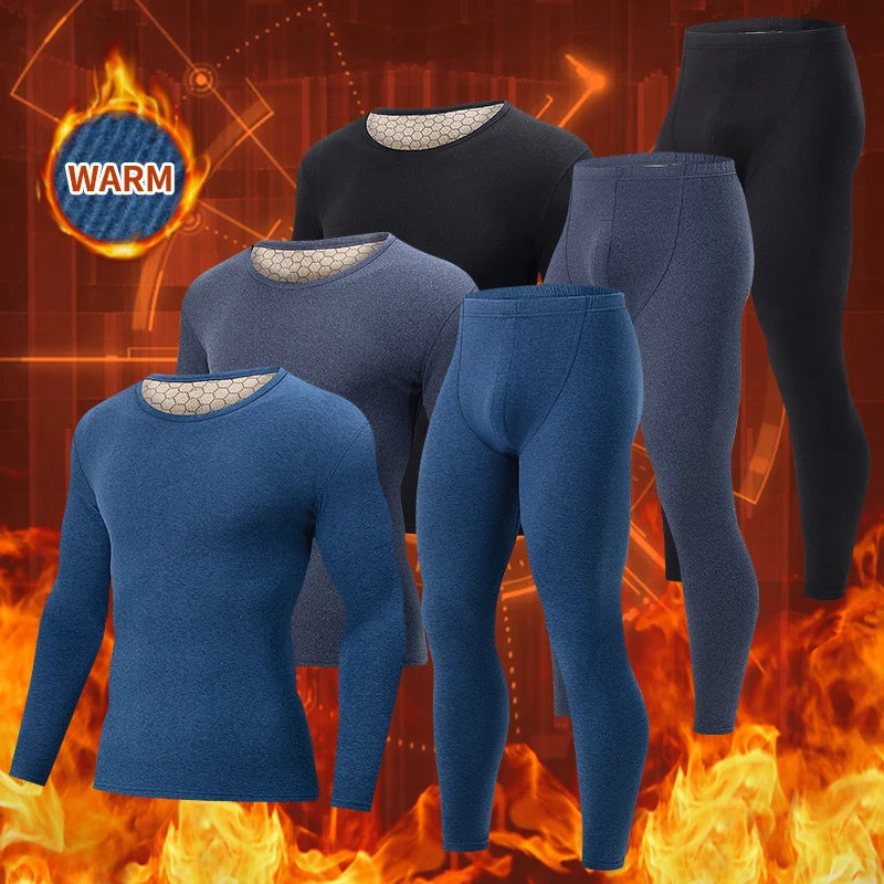 Mens Thermal Long Johns Set