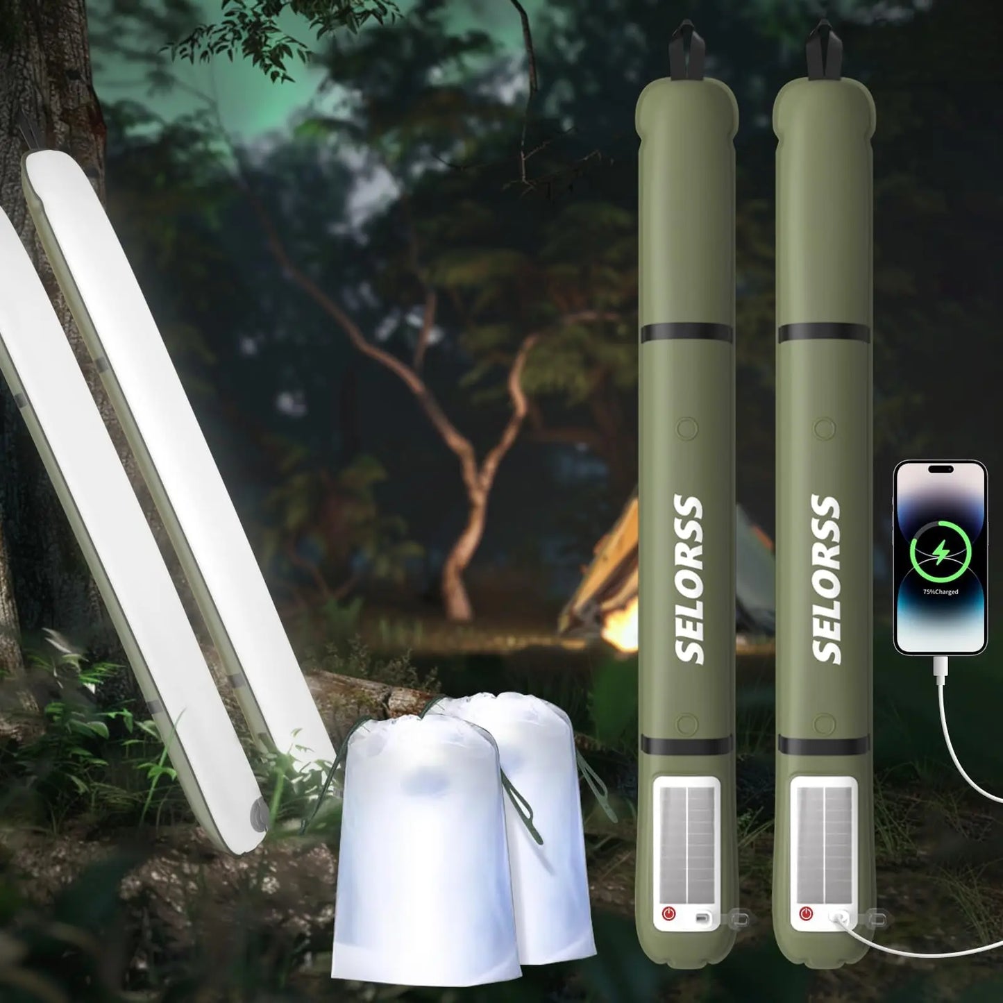 Folding Solar Camping Lantern