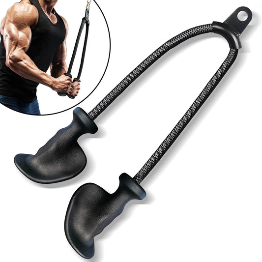 Ergonomic Cable Handle for Arm and Tricep Workouts