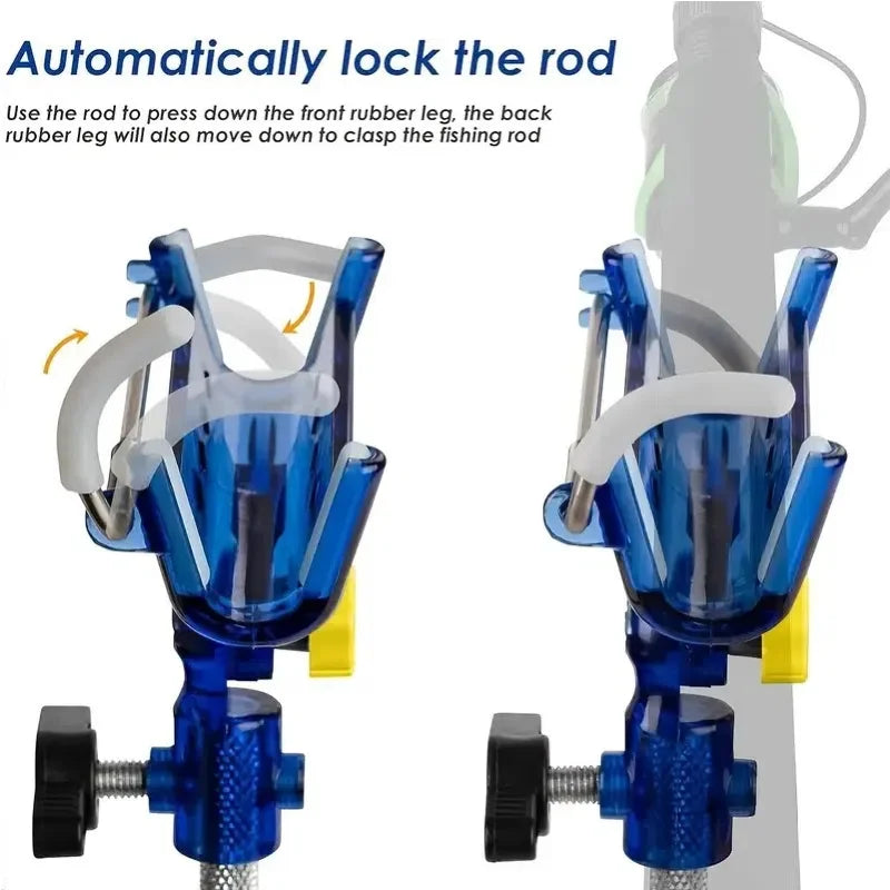 Two Piece Stainless Steel Fishing Rod Holder