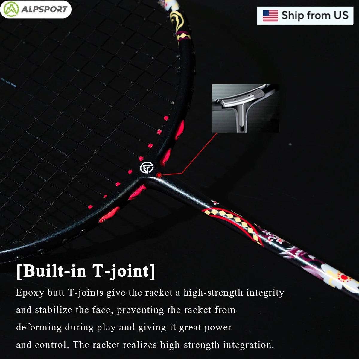 Ultralight Carbon Fiber Badminton Racket
