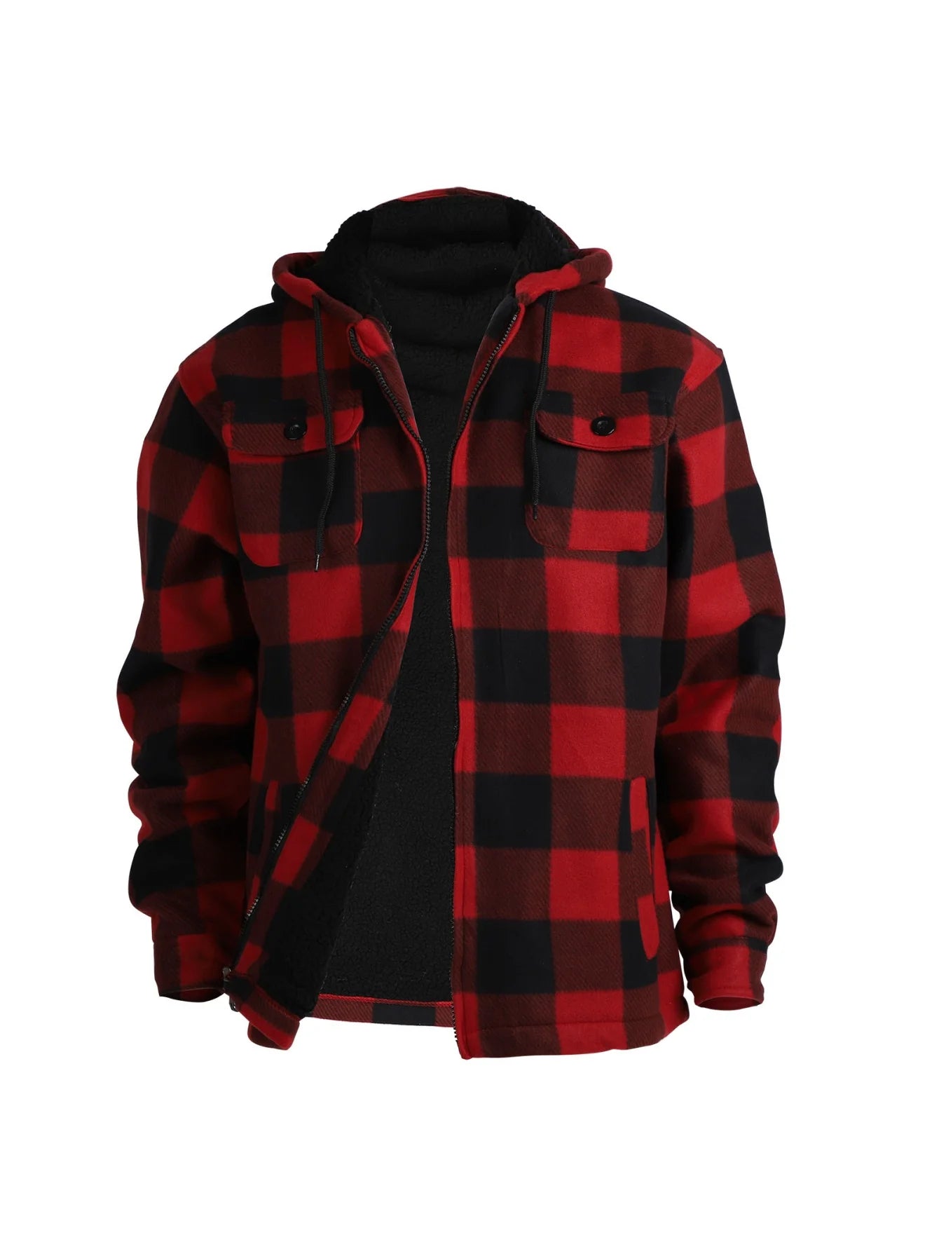 Mens Warm Hooded Winter Jacket