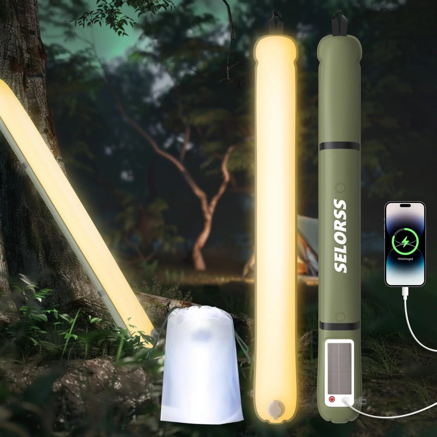 Folding Solar Camping Lantern