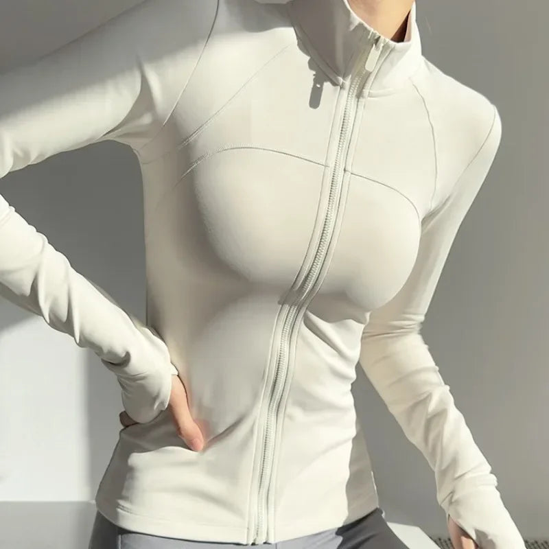 Women Zip Up Sports Jacket