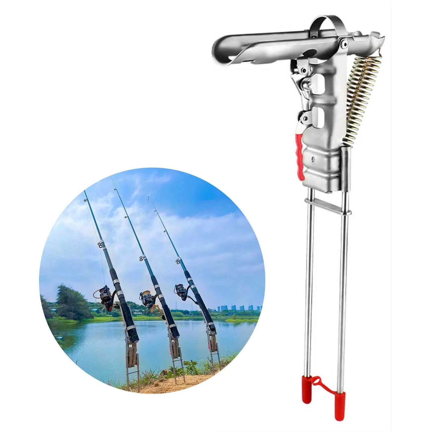 **Stainless Steel Fishing Rod Holder Bracket**