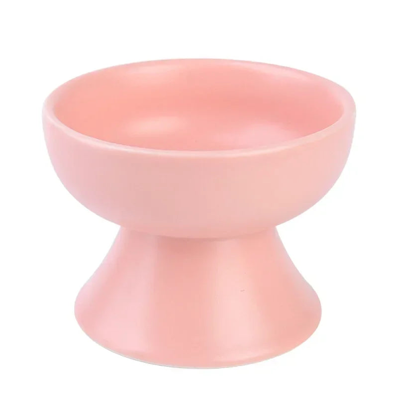 Elevated Ceramic Cat Bowl