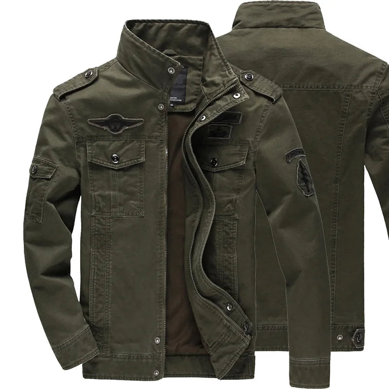 Mens Windproof Multi Pocket Work Jacket
