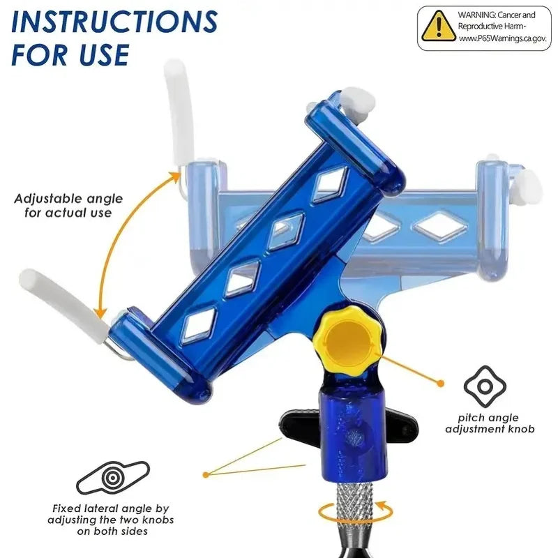 Two Piece Stainless Steel Fishing Rod Holder