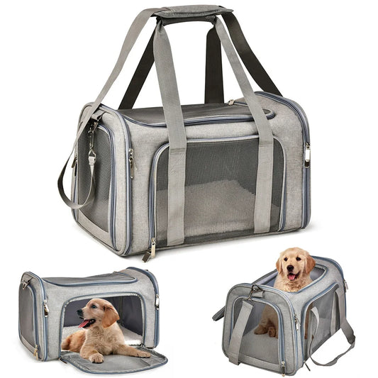 Airline-Approved Soft-Sided Pet Carrier Backpack for Small Dogs and Cats