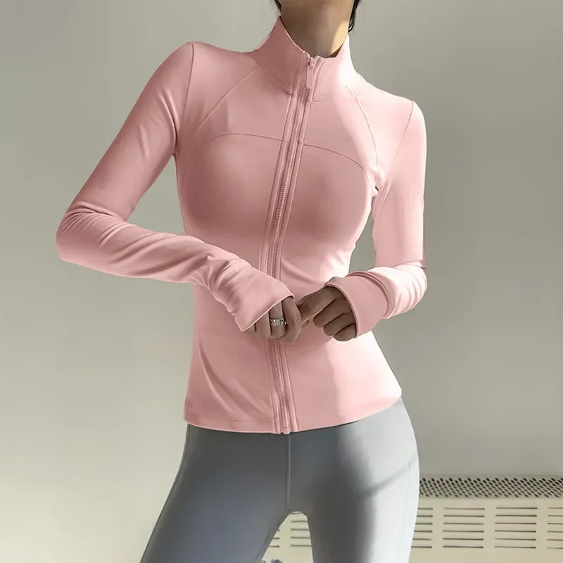 Women Zip Up Sports Jacket