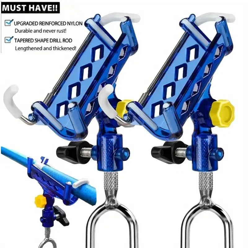 Two Piece Stainless Steel Fishing Rod Holder