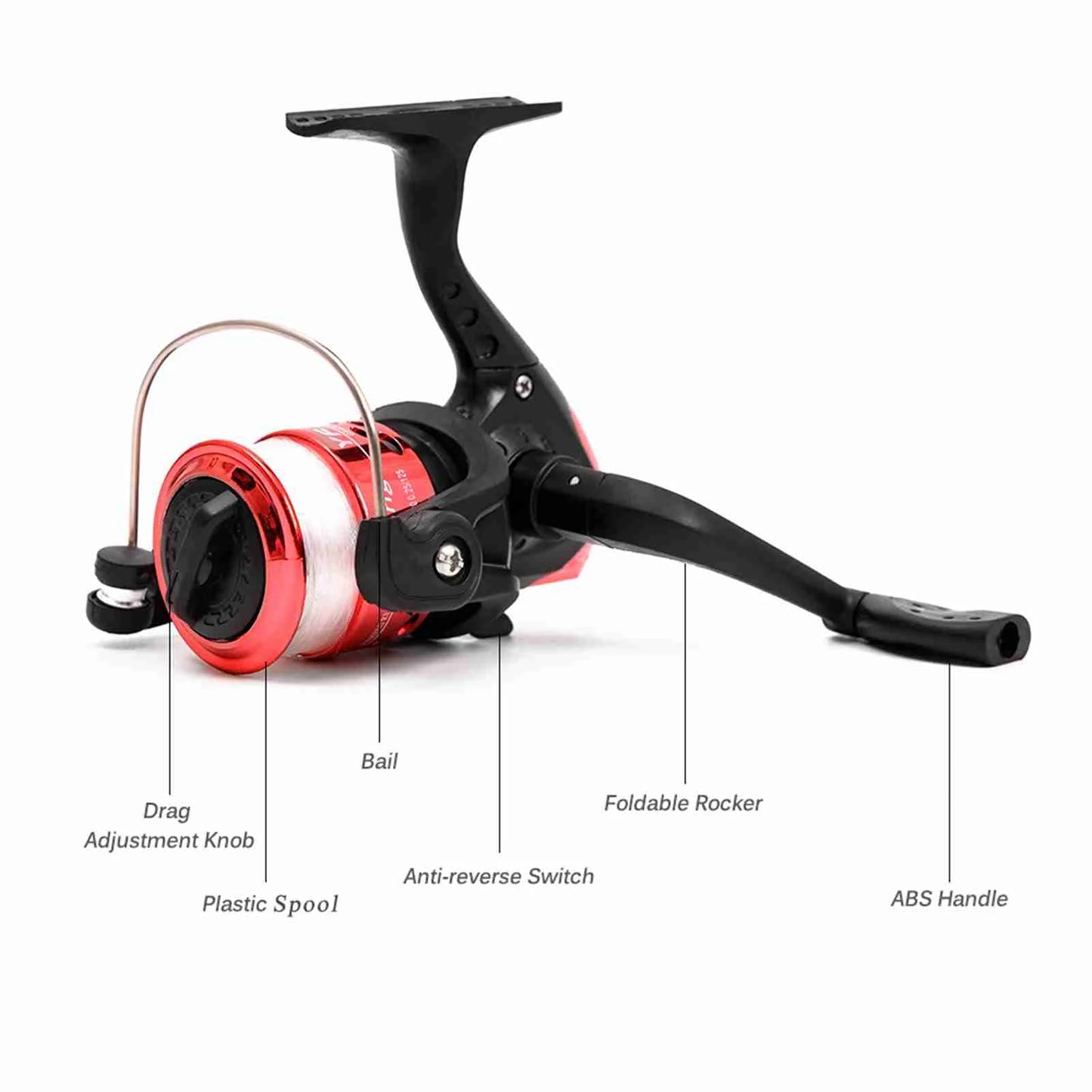 **Portable Fishing Rod and Reel Combo Kit**