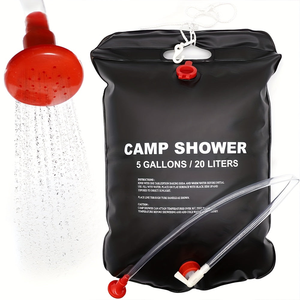 Portable Camping Shower Bag with Hose and Shower Head